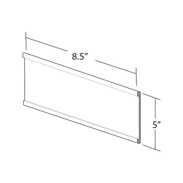 8.5"W x 5"H Adhesive-Back Nameplate, PK10